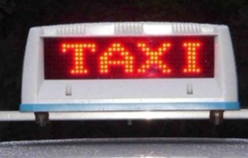 Taxi led signs